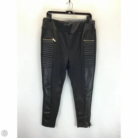 Sleek Comfort Wear Outdoor Lover Fitness Training Pants Leggings By Clothes Mentor In Black & Gold, Size: 2x