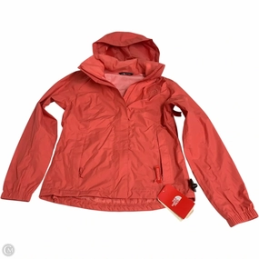 Recycled Textile slim cut Coat Raincoat By The North Face In Coral, Size: S