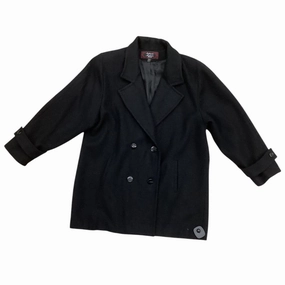 Casual Trend Coat Wool By Clothes Mentor In Black, Size: Xl