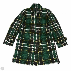 Multi Pocket Utility Coat Peacoat By Ann Taylor In Black & Green, Size: Xs