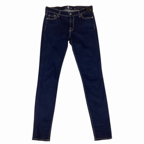 Beach Day Breathable Relaxed Style Bold Jeans Designer By 7 For All Mankind In Blue, Size: 4