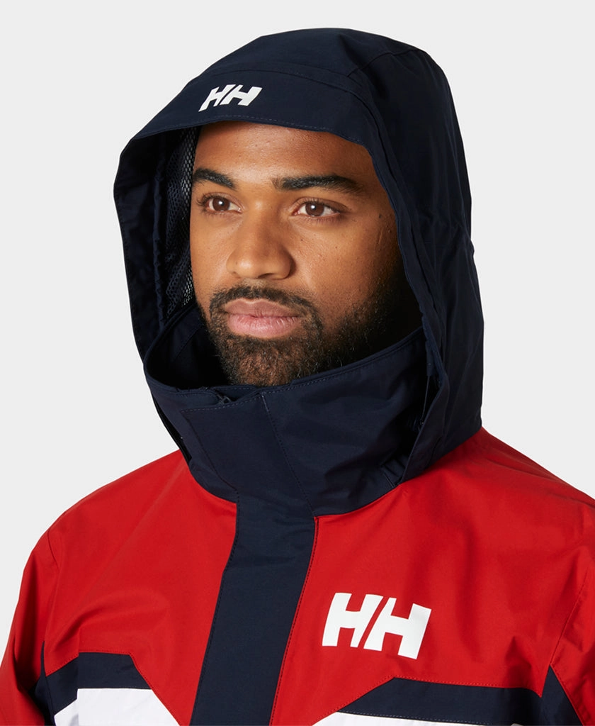 Headphone Hole HiddenPockets QUAYSIDE JACKET, Red