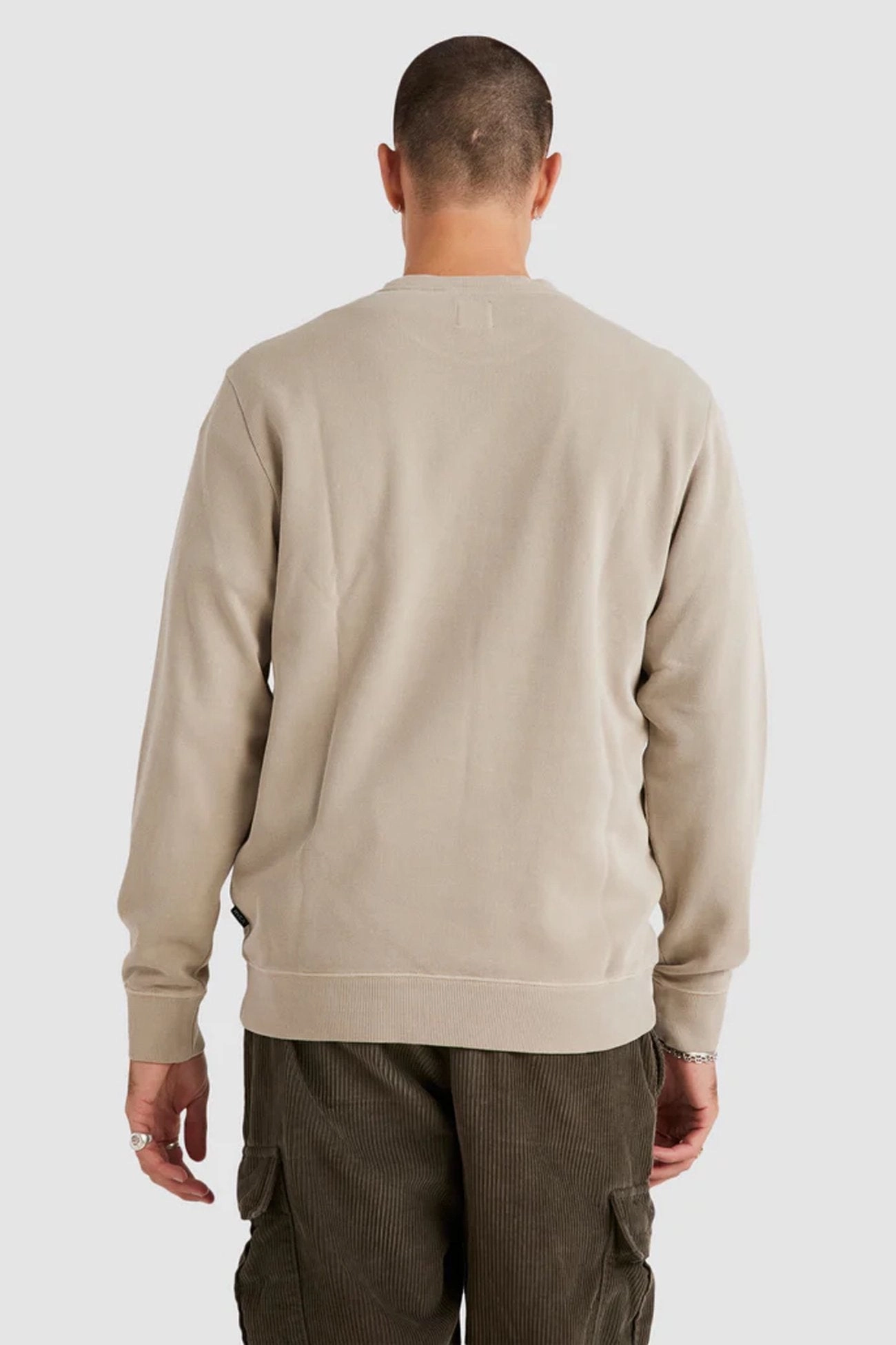Flexible Hood Design RVCA Smalls Crew Light Khaki