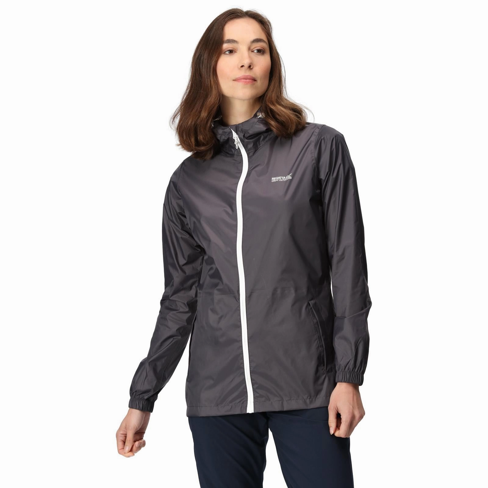 NonRestrictiveFit Compression Panels Regatta Womens Pack It III Waterproof Packable Jacket