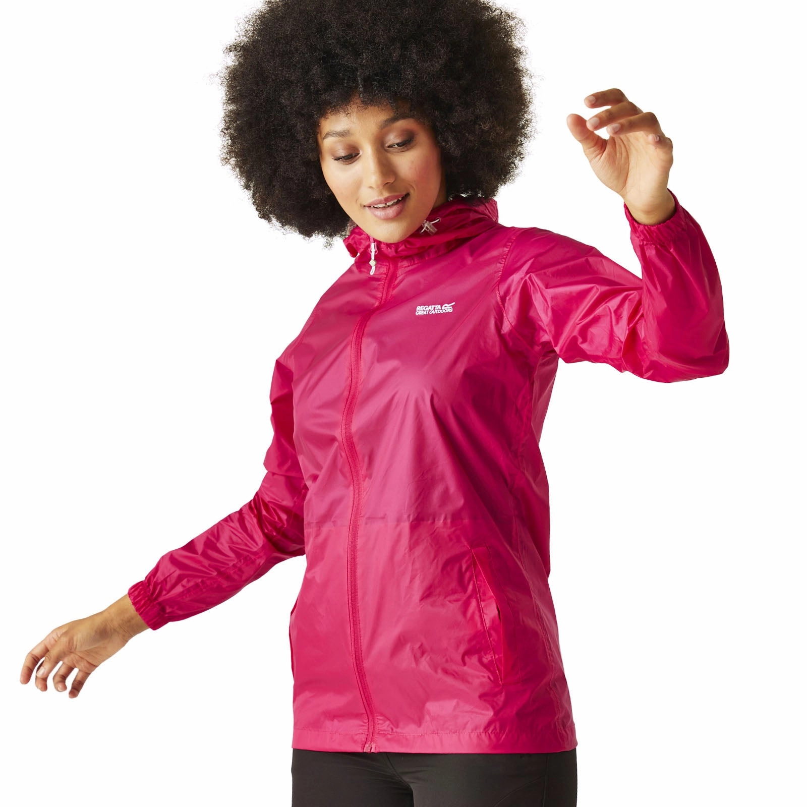 Simple Layers Convertible Silhouette Regatta Womens Pack It III Waterproof Packable Jacket