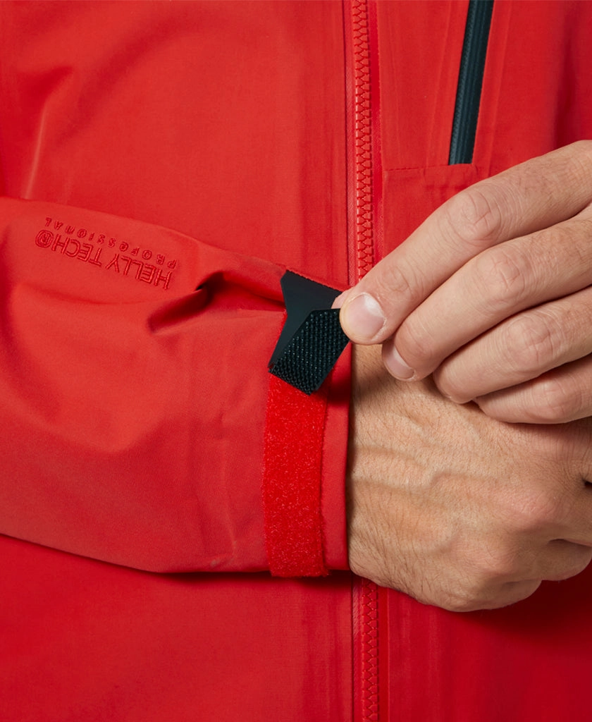 No Roll Collar Technology Ventilation Panels ODIN 9 WORLDS INFINITY 3L JACKET, Infinity red