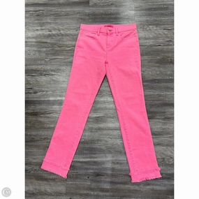 Jeans Designer By Lilly Pulitzer In Pink, Size: 8 Couple Look Eco Friendly Night Out Parent Style