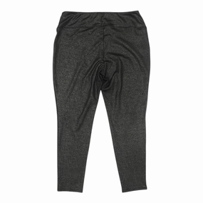 Pants Leggings By Apt 9 In Black & Silver, Size:Xl Unisex Style Daily Routine Fitness Design