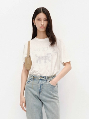 Eco Friendly Fabric Include Linen Loose T-shirt