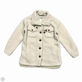Compression Packability Coat Faux Fur & Sherpa By Koolaburra By Ugg In Cream, Size: M