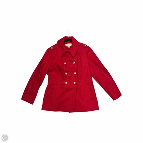 Softshell Construction Coat Wool By Michael By Michael Kors In Red, Size: L