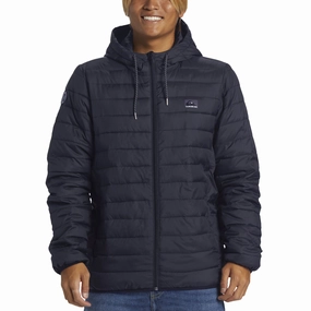 Hooded styles Quiksilver Mens Scaley Hooded Puffer Jacket