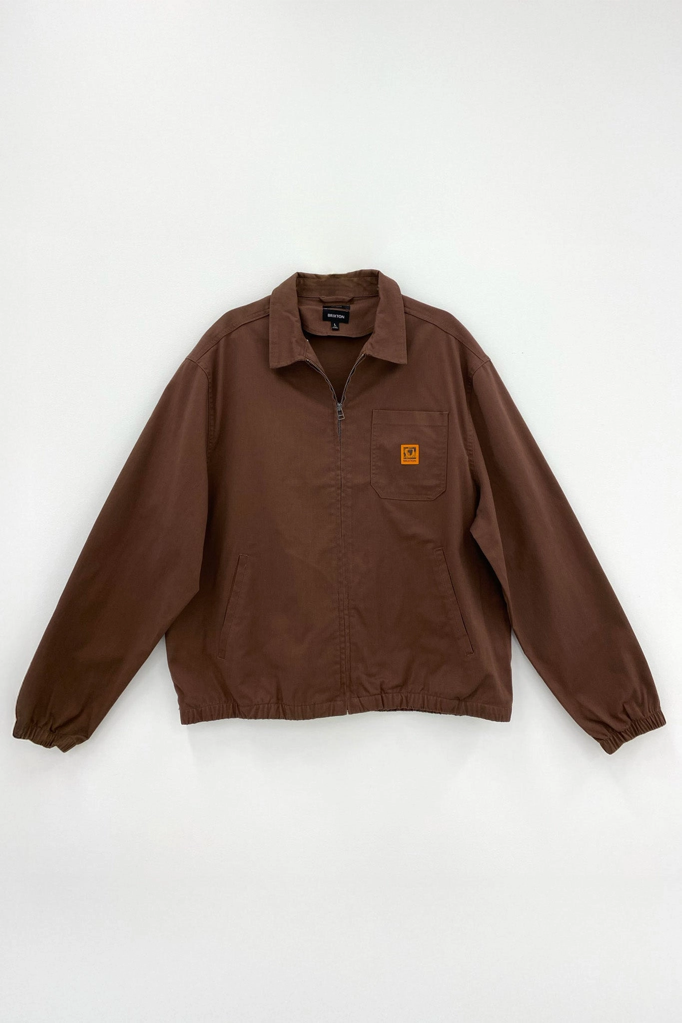Hidden Ventilation Zones Durable Fabric Union Relaxed Harrington Jacket Pinecone Brown