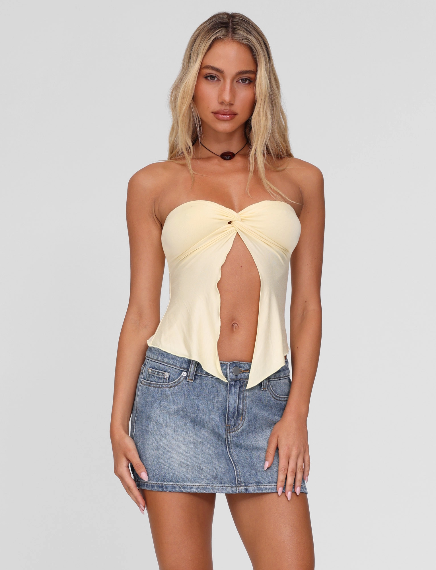 CHARMAINE TOP - LEMON Date Nightwear Street Mood
