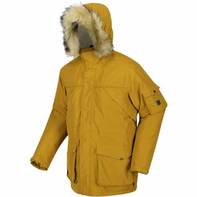 Regatta Mens Salinger II Waterproof Parka Jacket Layered Collar Design