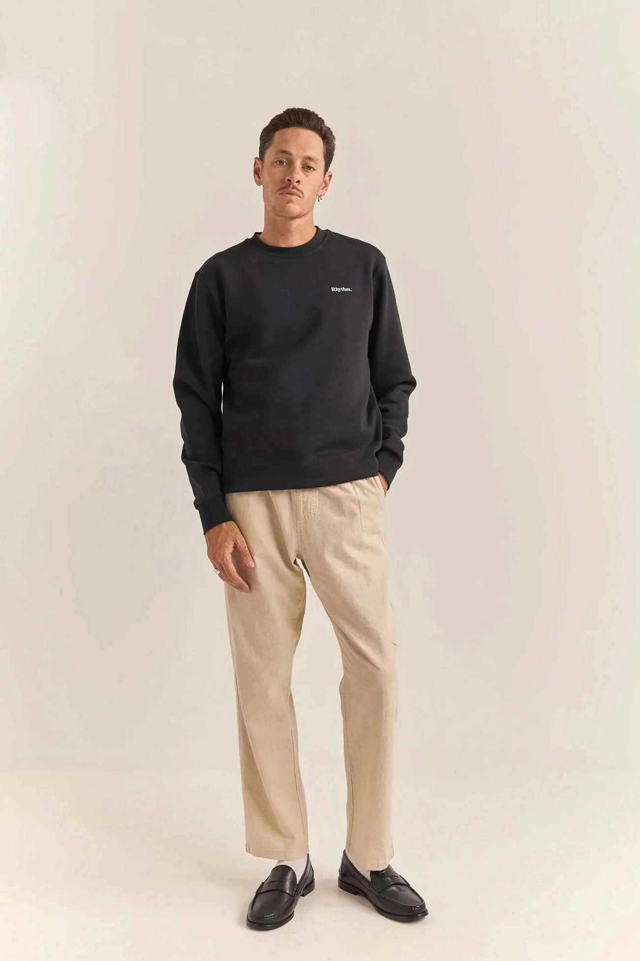 InterchangeableLining Brand Fleece Crew Black