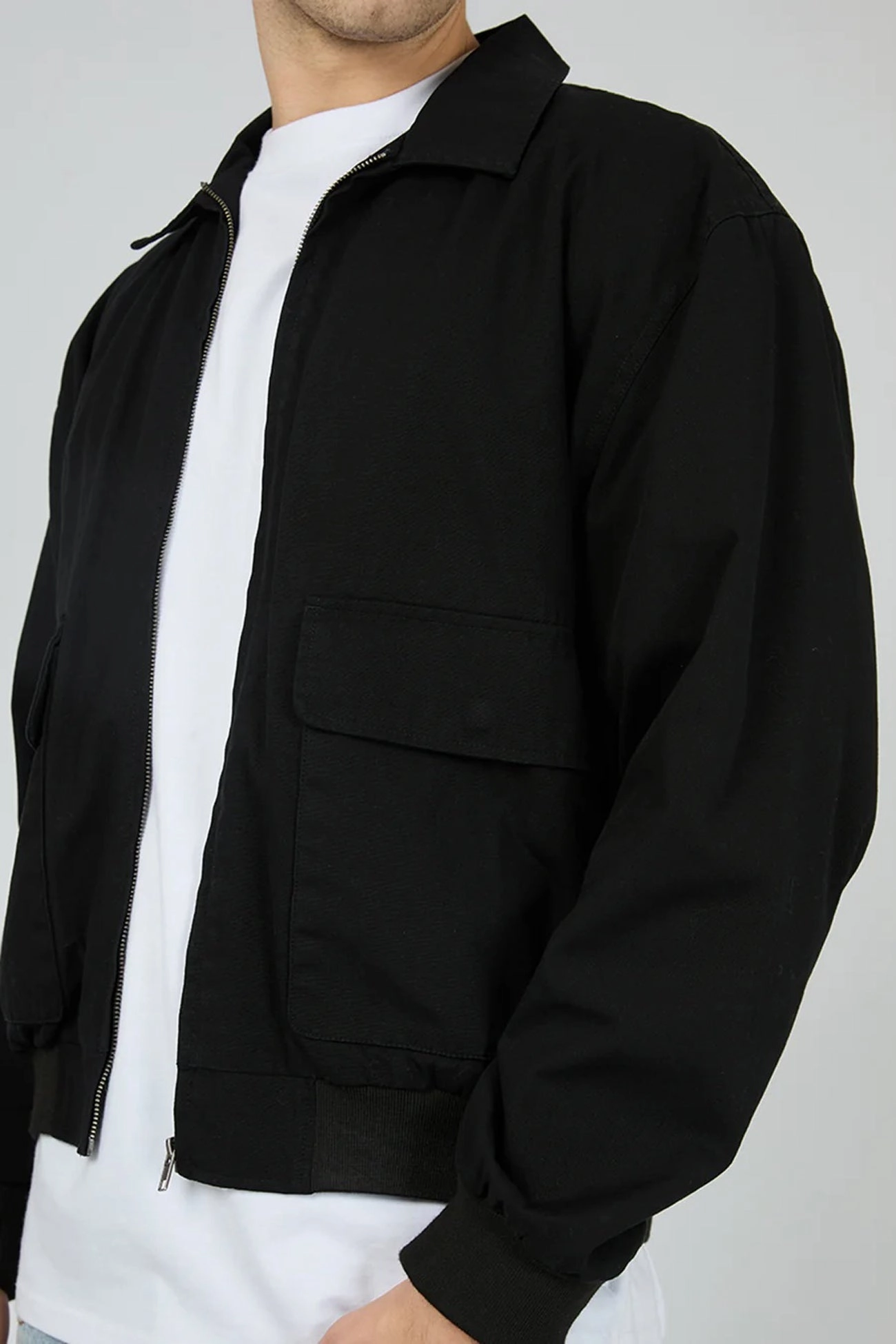 Neutral Tones Ranger Jacket Washed Black