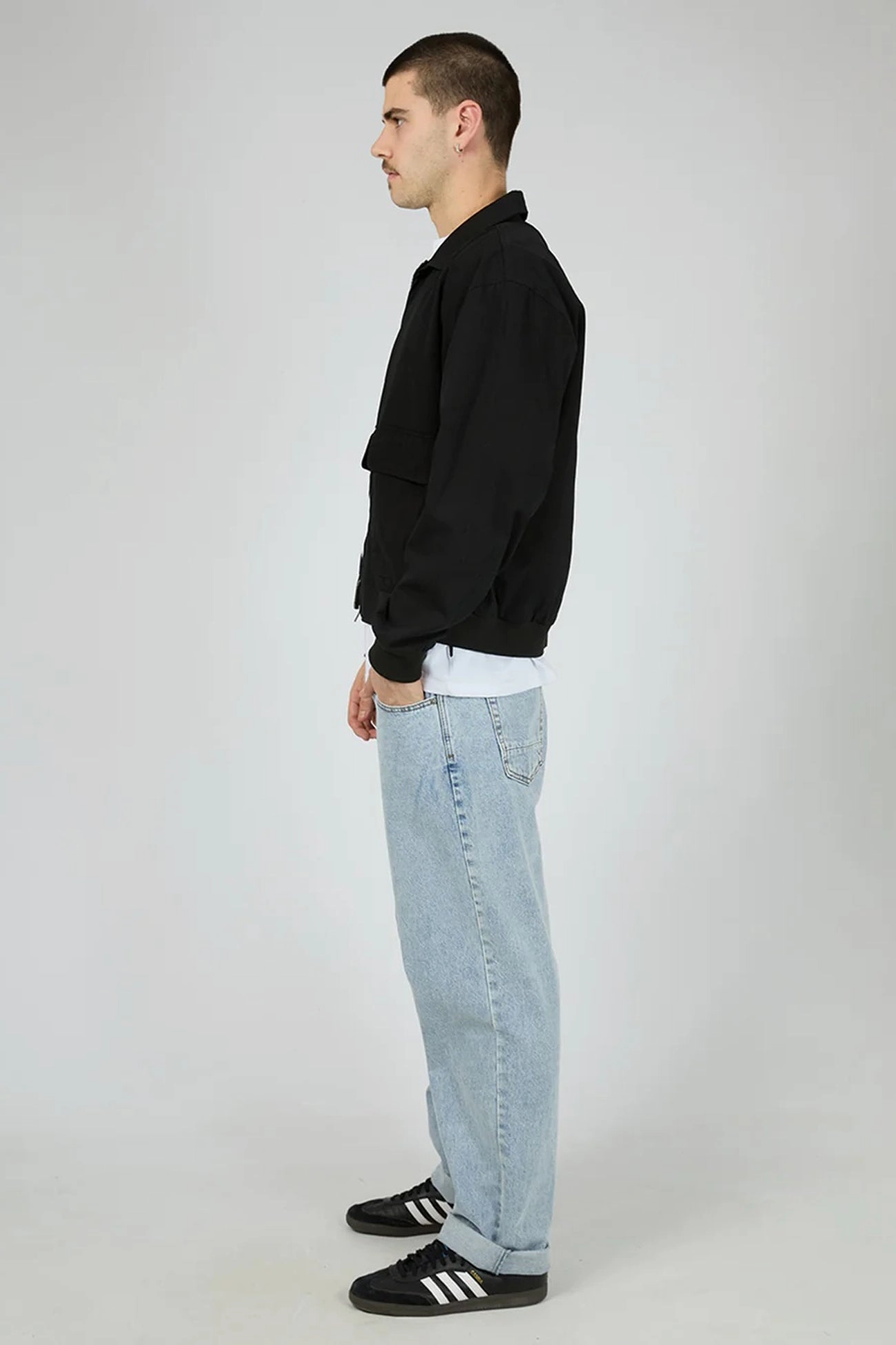 Ranger Jacket Washed Black Snag Free Surface
