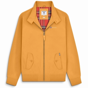 Lambretta Mens Shower Resistant Harrington Bomber Jacket Soft Fleece Reversible Style