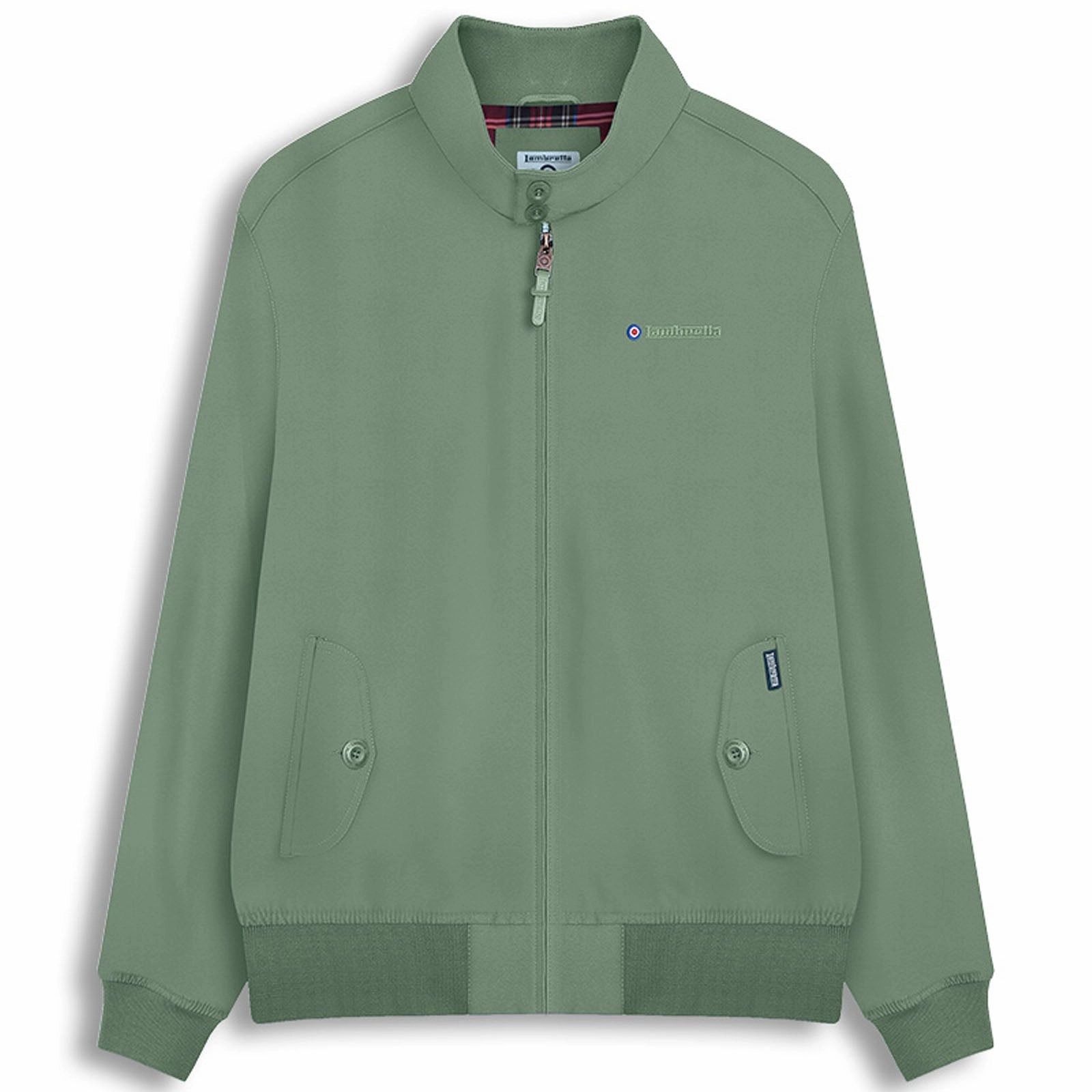 Lambretta Mens Shower Resistant Harrington Bomber Jacket Adaptive Tension Bands Anytime Outer Fit
