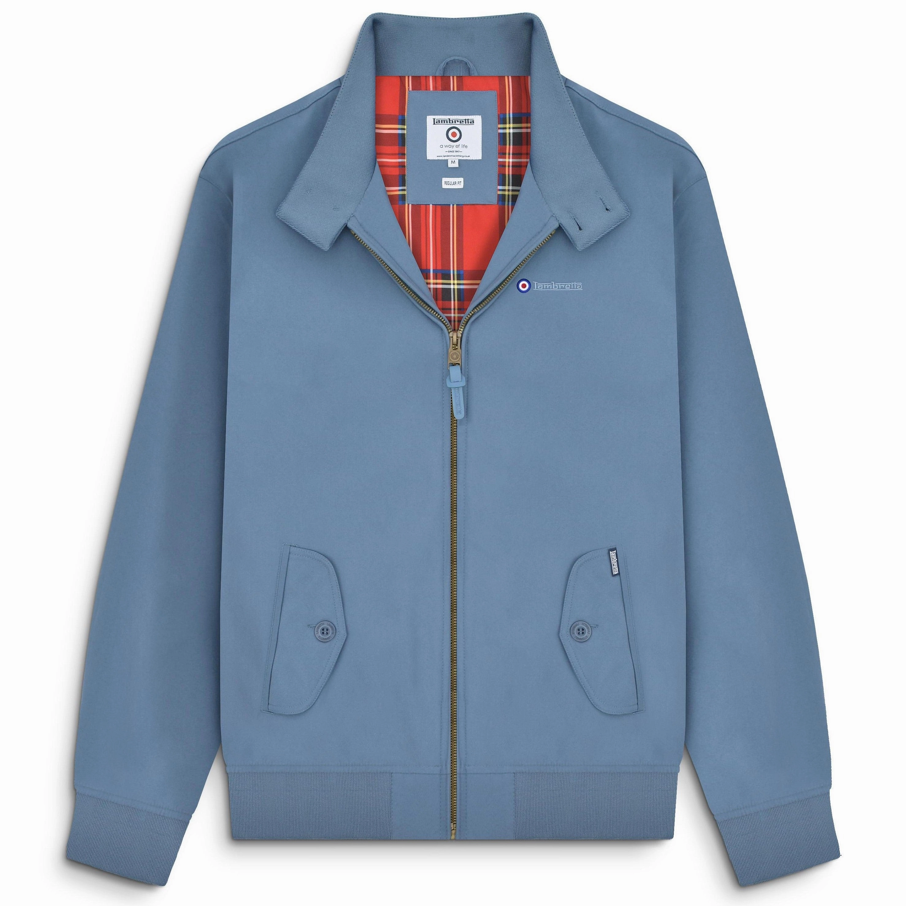 Stylish Layer Lambretta Mens Shower Resistant Harrington Bomber Jacket