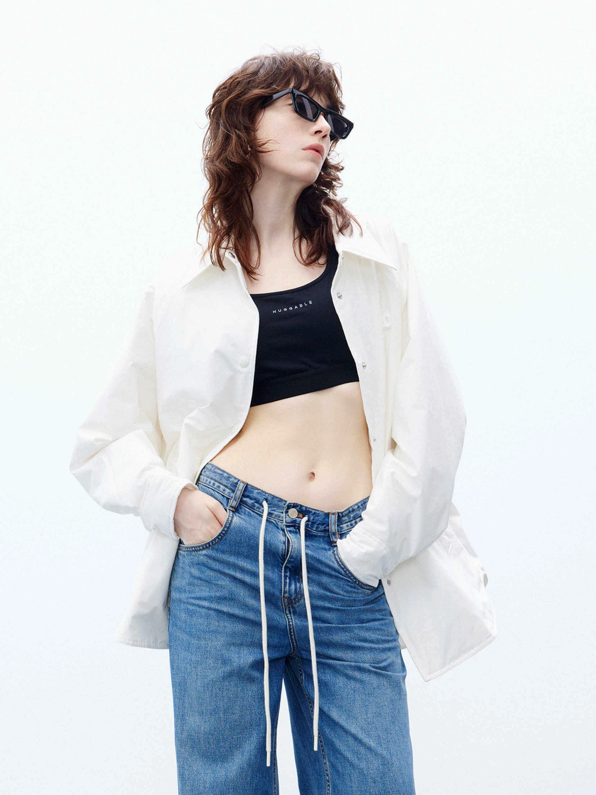 Shell Shirt Down Jacket NoiseFreeFabric AdjustableHood