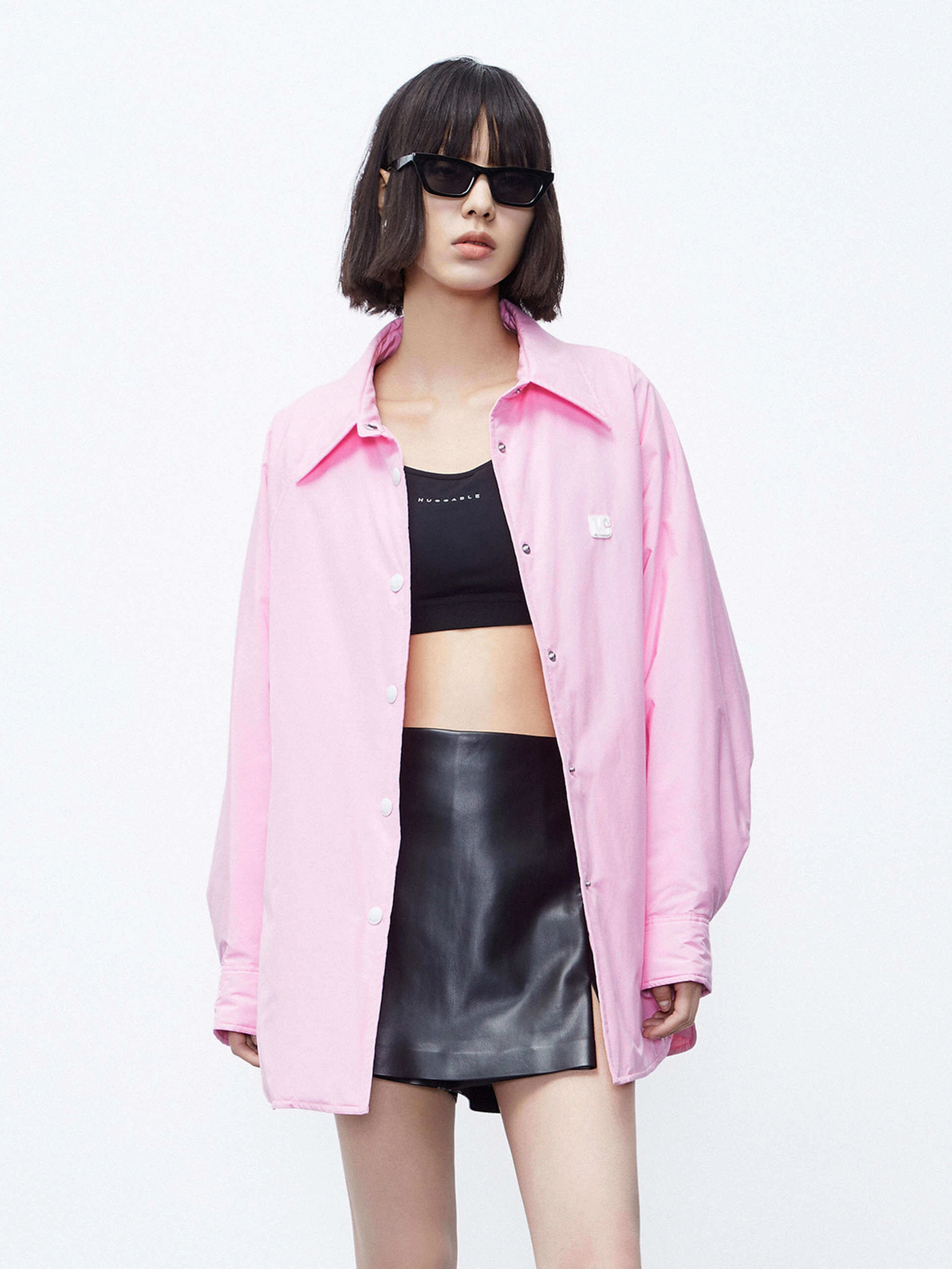Shell Shirt Down Jacket Subtle Layers Soft Layers