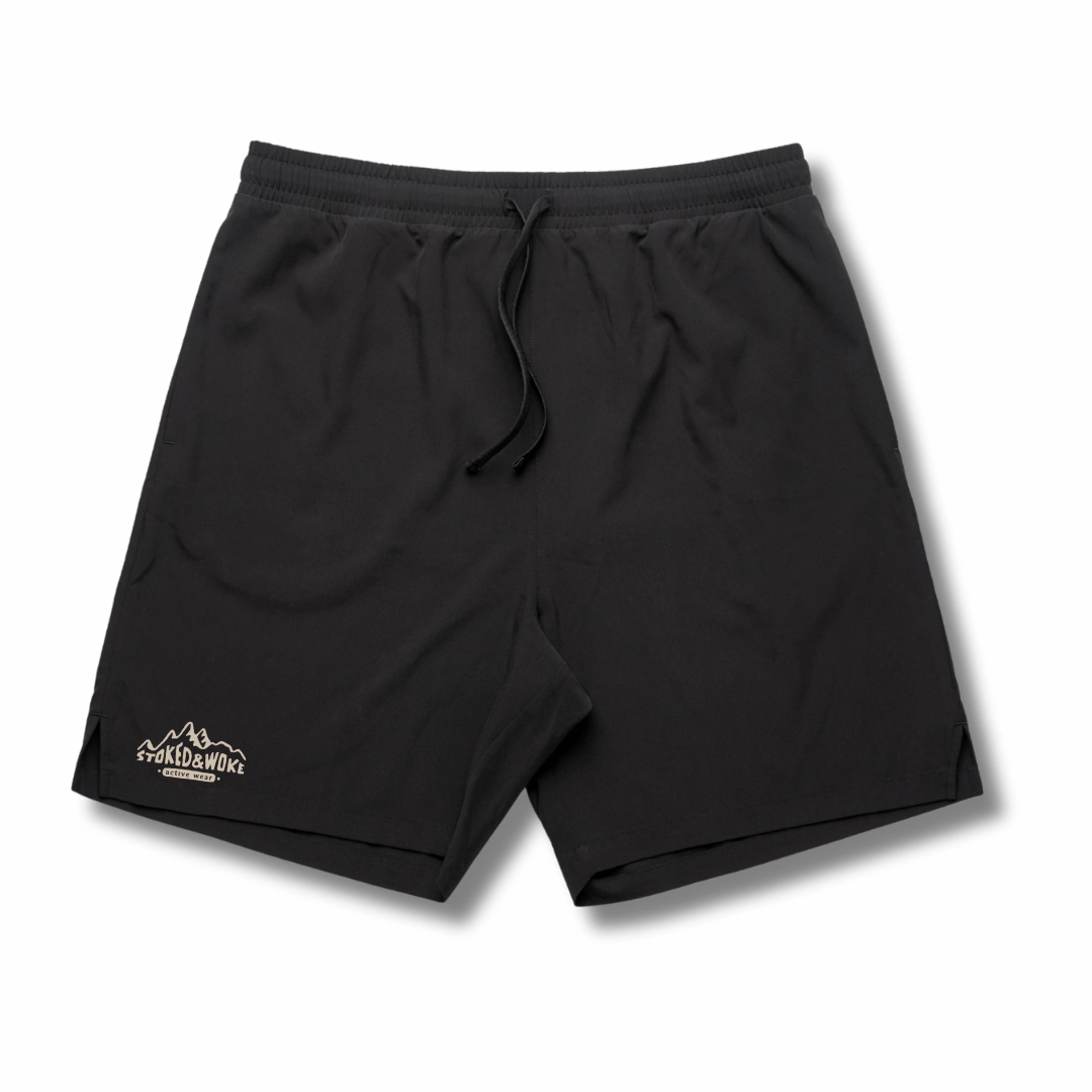 Recycled "Active" Shorts Quick Conversion Hem