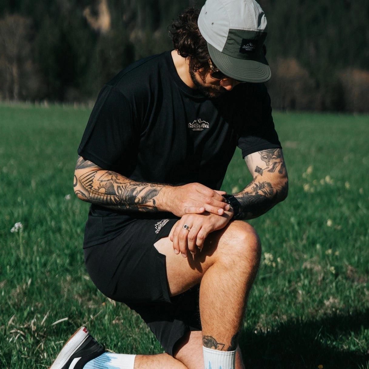 Flexible Motion Decorative stitching Recycled "Active" Shorts