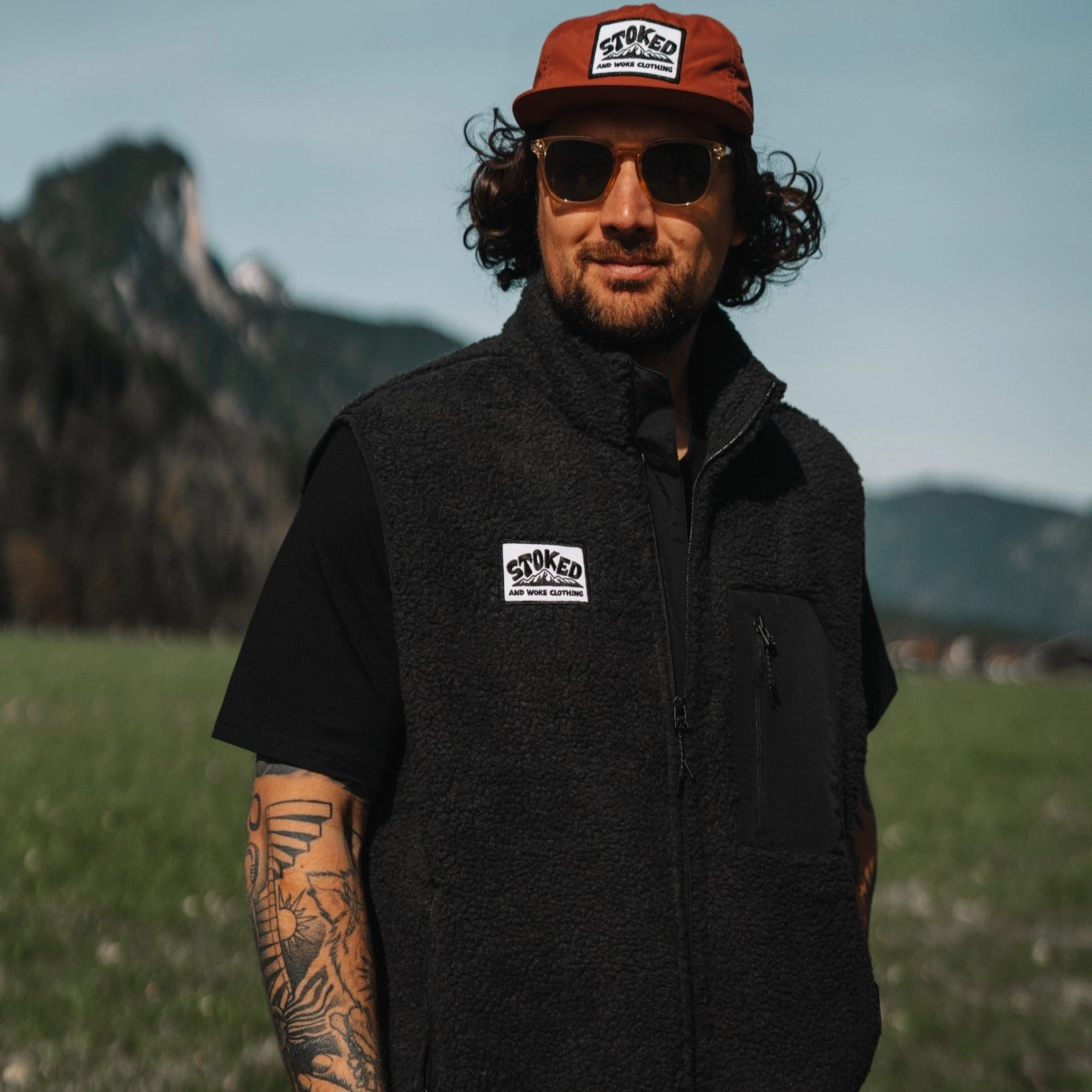 Recycled "Explorer" Sherpa Fleece Vest Easy Wear