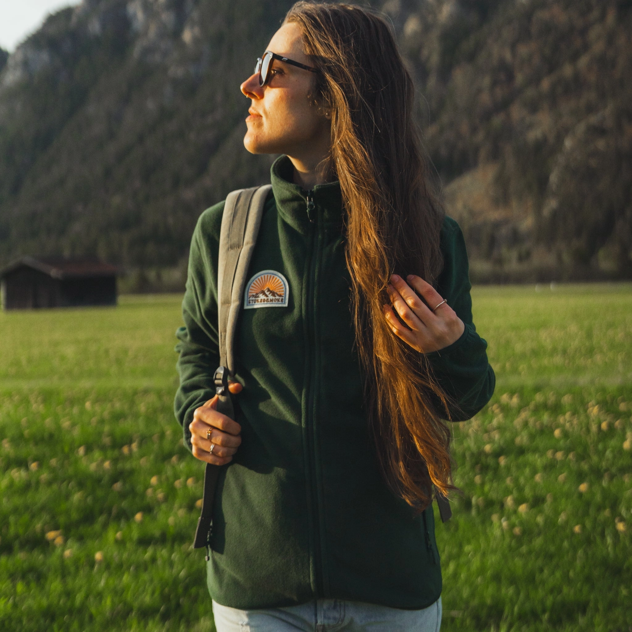 Recycled "Sunrise" Micro Fleece Casual Style