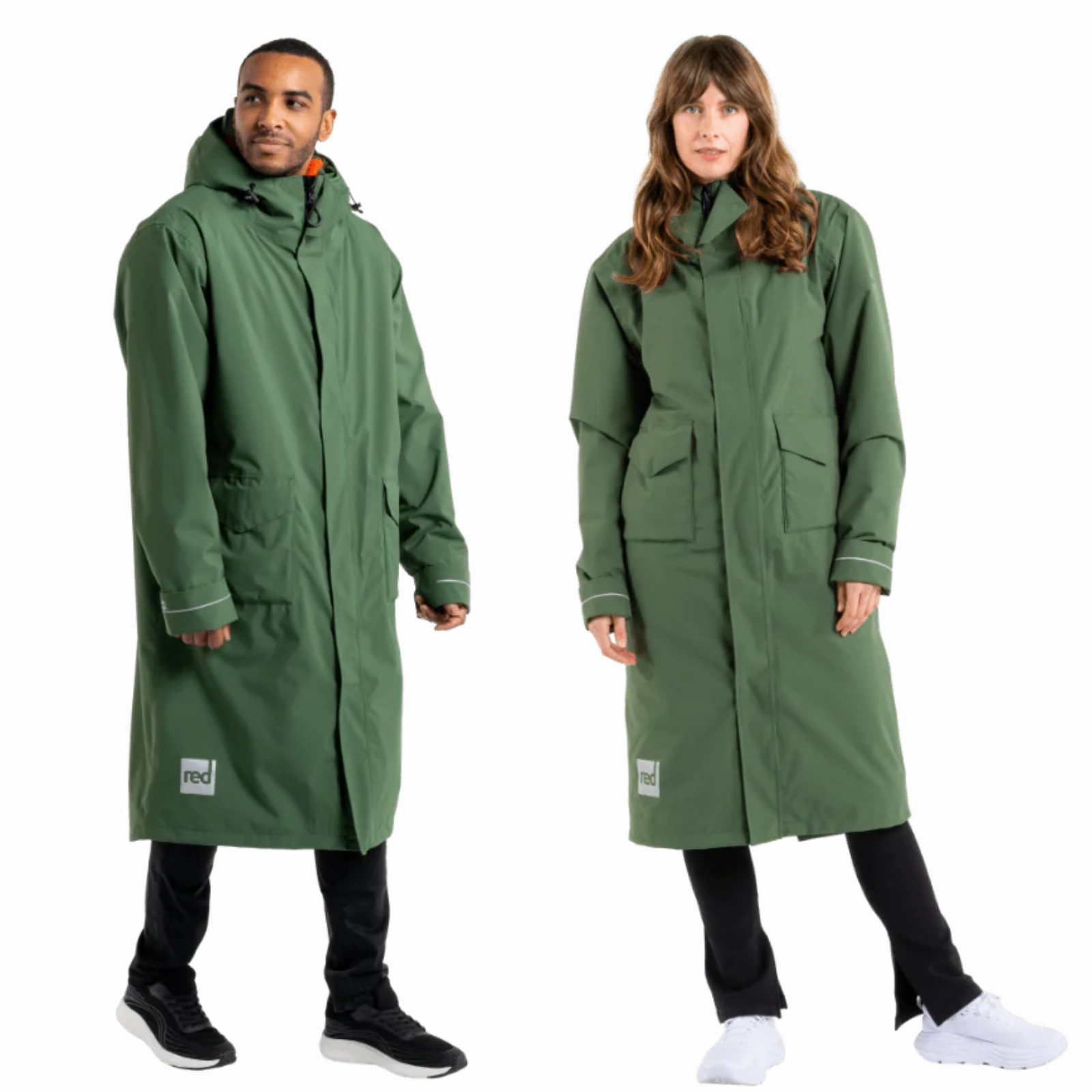 Climate Responsive Textile Red Adult EVO Pro Slimline Waterproof Parka Jacket