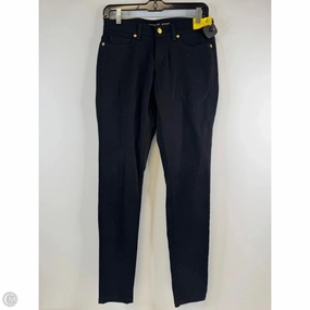 Street Inspired Jeans Designer By Michael Kors In Black Denim, Size: 4