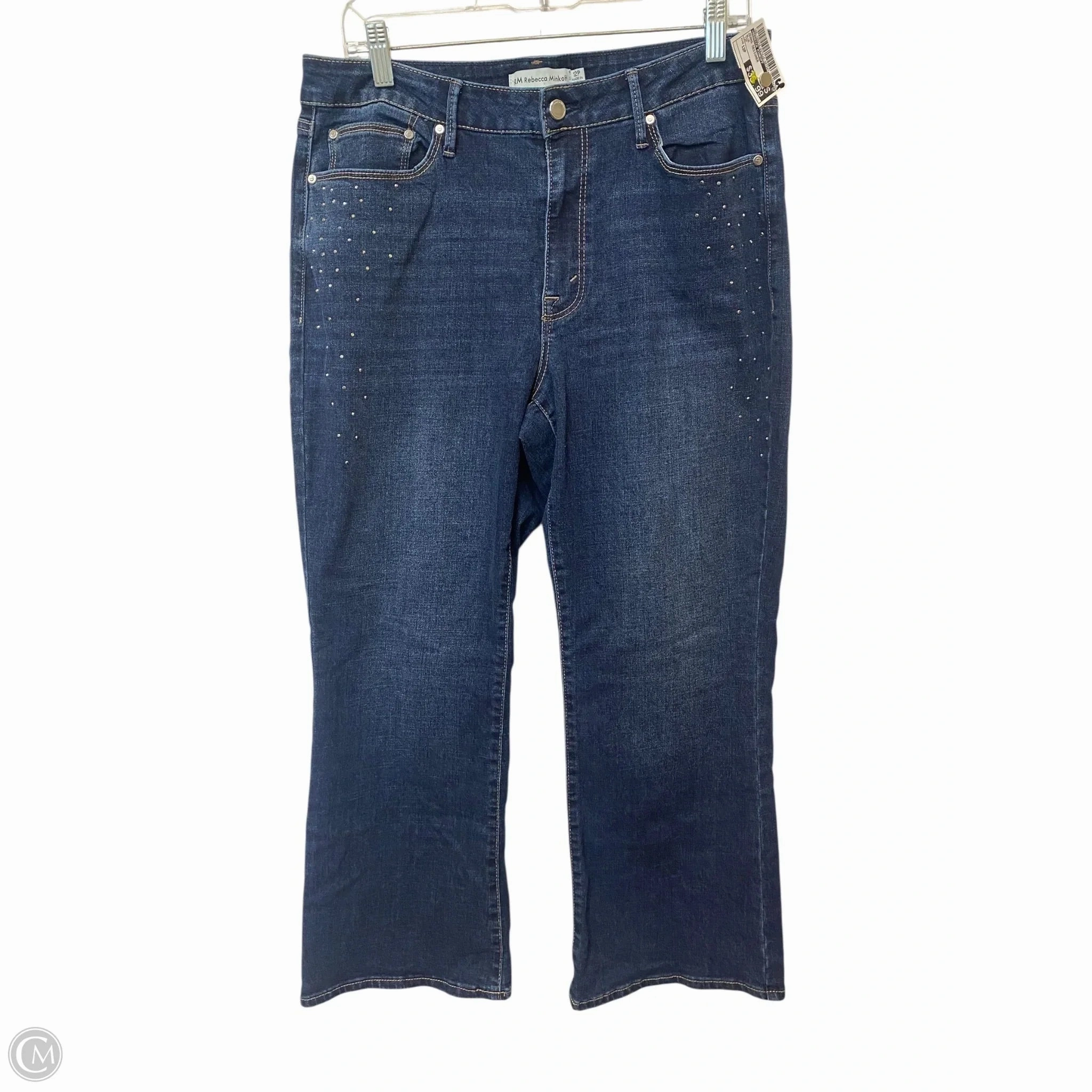 Party Look Weekend Warrior Jeans Designer By Rebecca Minkoff In Blue, Size: 12p