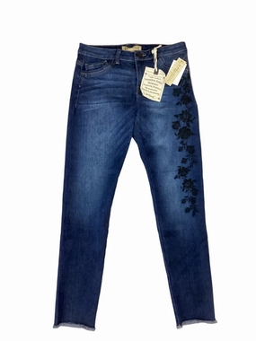 Jeans Designer By Democracy In Blue Denim, Size: 4 Unisex Wear Elegant Vintage Lover Wear Anytime