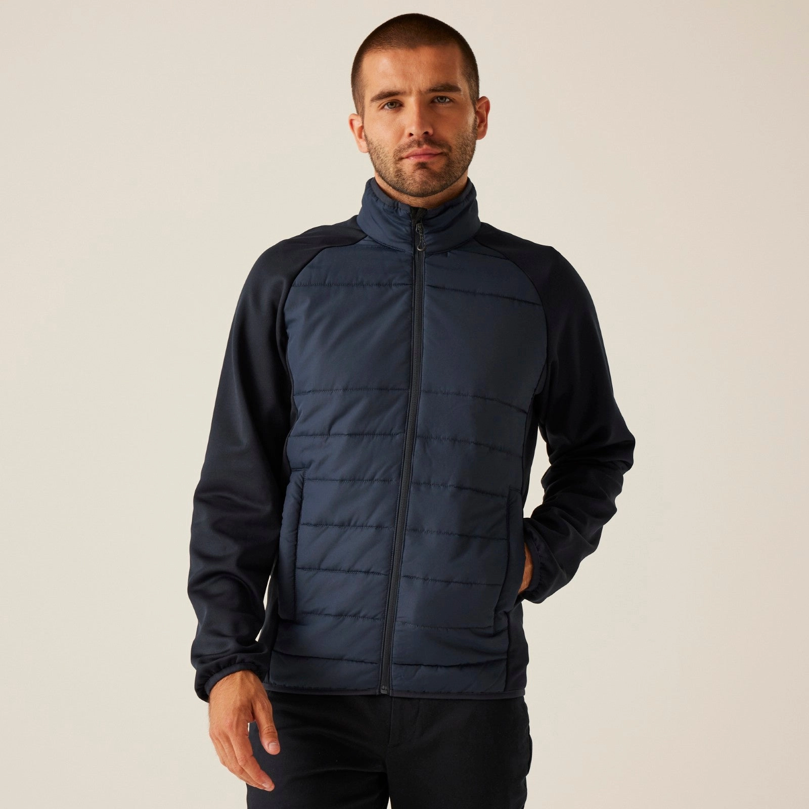 Regatta Professional Mens Essential Hybrid Padded Jacket Erasable Stains Treatment Insulated Warmth
