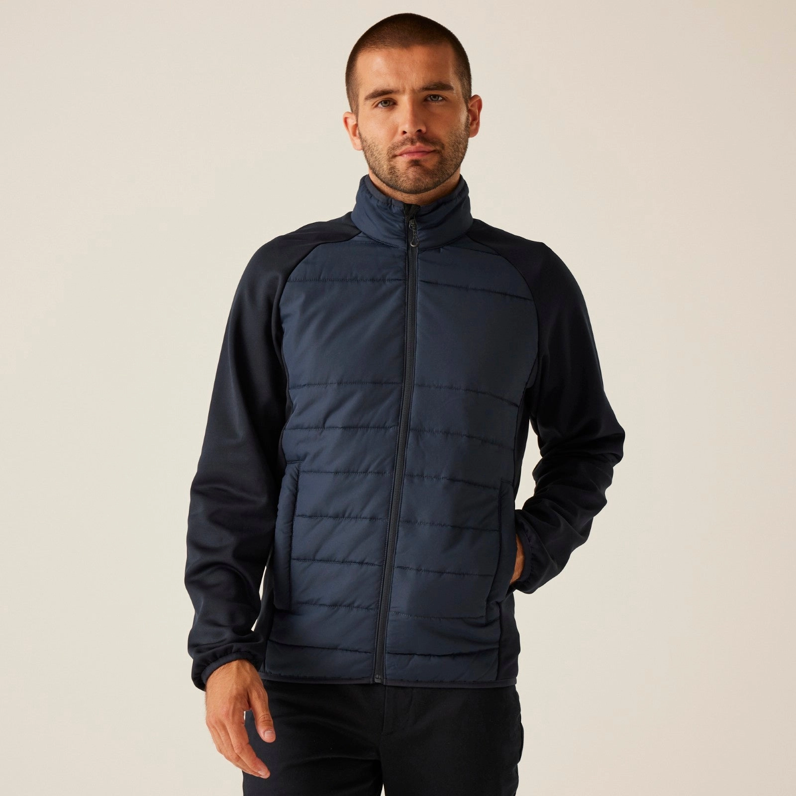 Durable Color Retention Regatta Professional Mens Essential Hybrid Padded Jacket