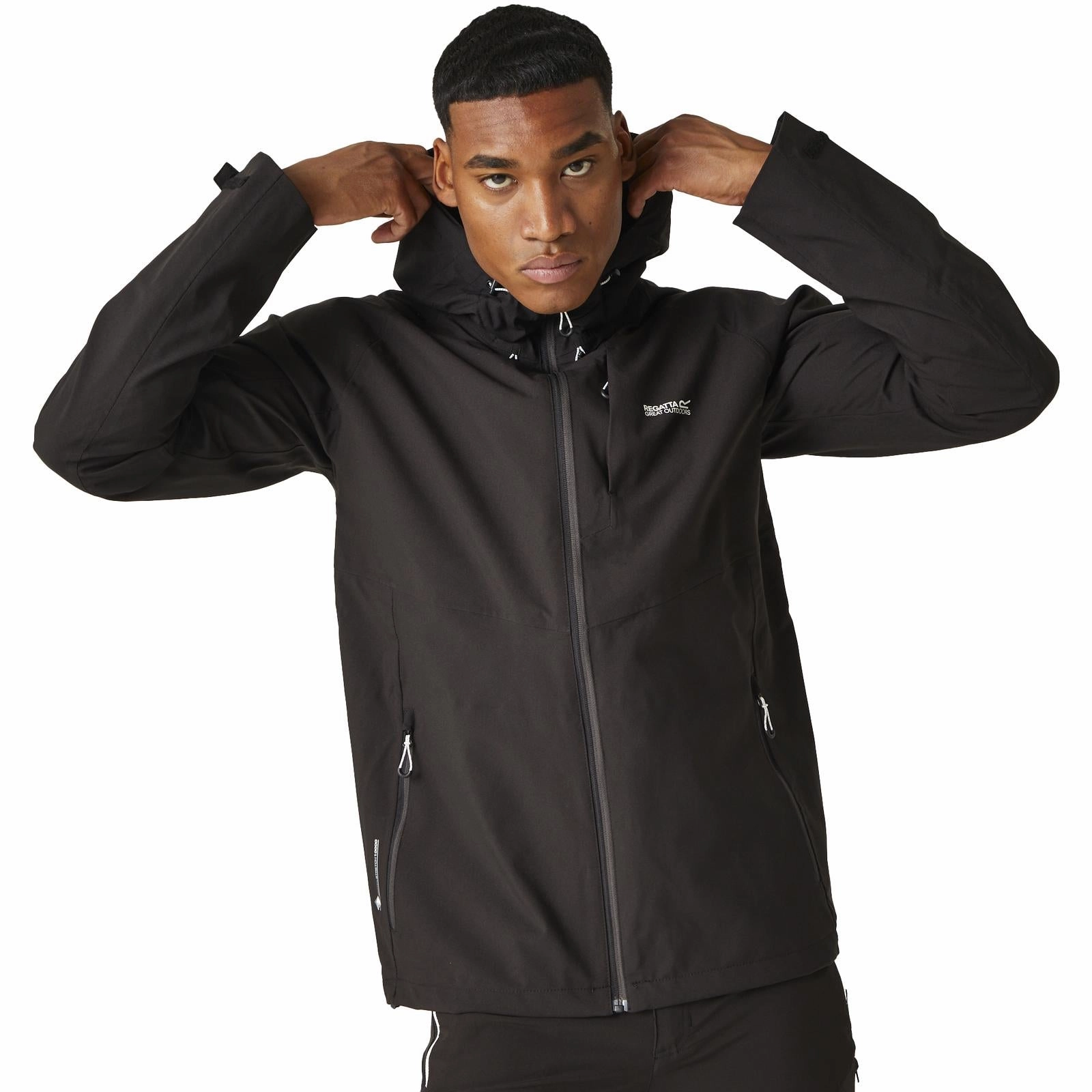 Regatta Mens Britedale Waterproof Walking Rain Jacket Cozy Fit Urban Edge