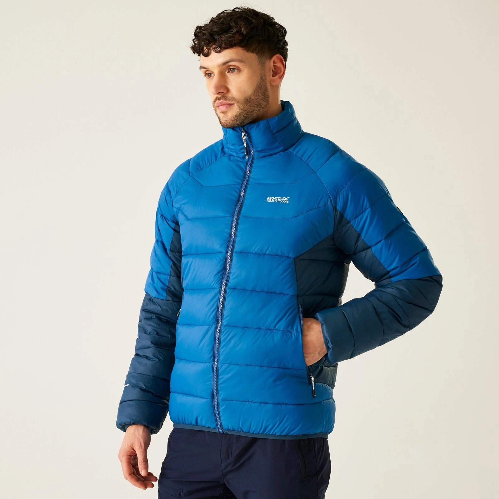 Thermal Insulated Jacket RibbedTrims Regatta Mens Dalent Lightweight Padded Jacket