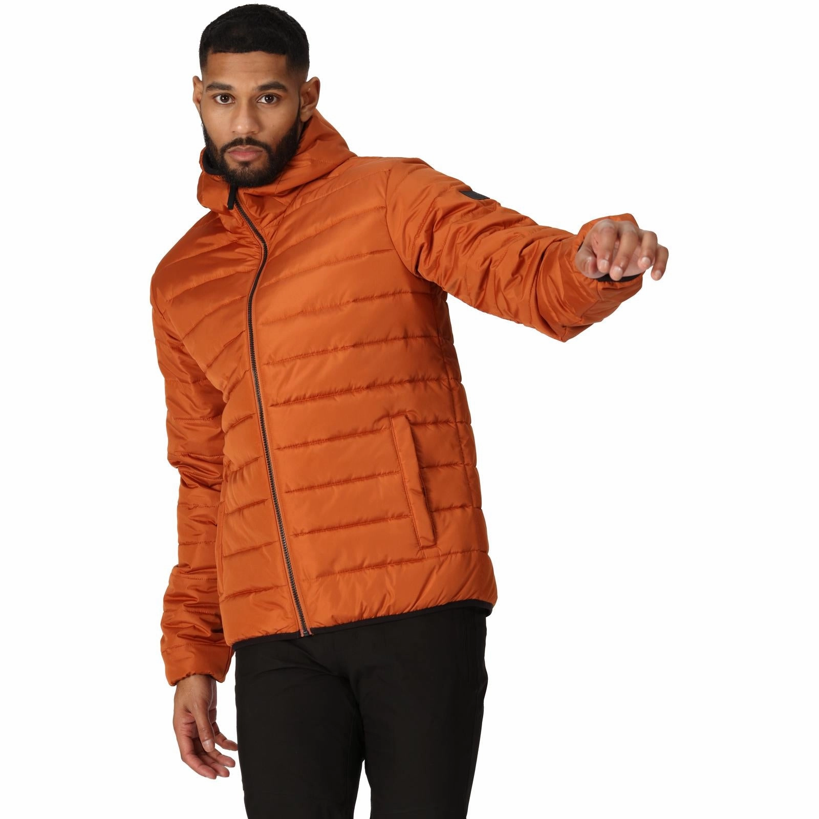 Regatta Mens Helfa Insulated Quilted Jacket Airflow Ventilation