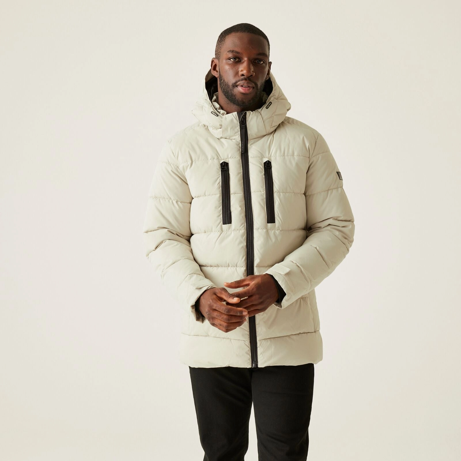 Regatta Mens Layska Heavy Weight Padded Jacket Flexible Fit UV Block