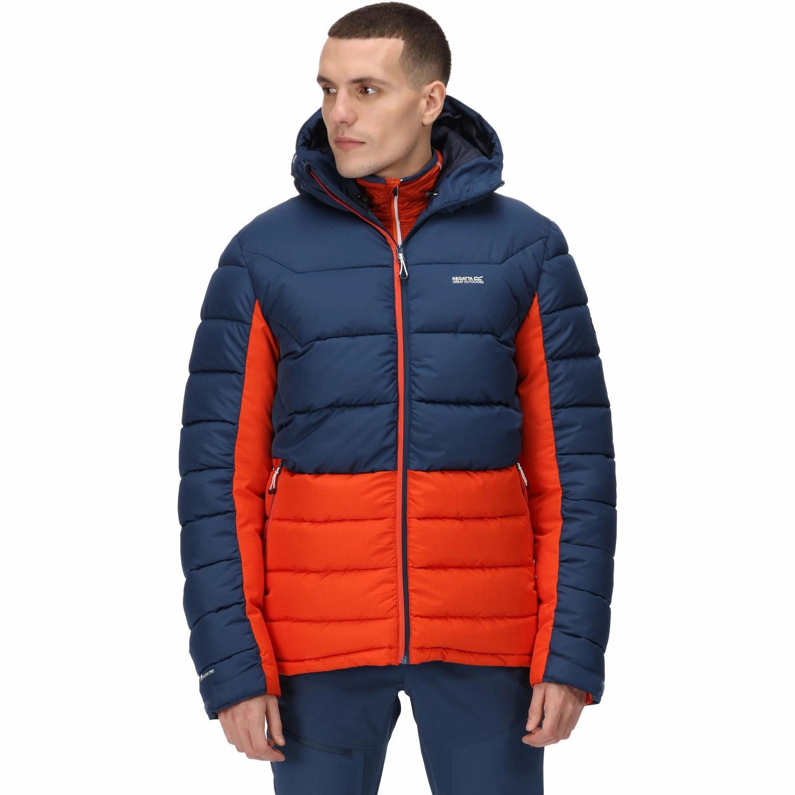 Layered Collar Design Quilted Stitching Regatta Mens Nevado VI Insulated Puffer Jacket