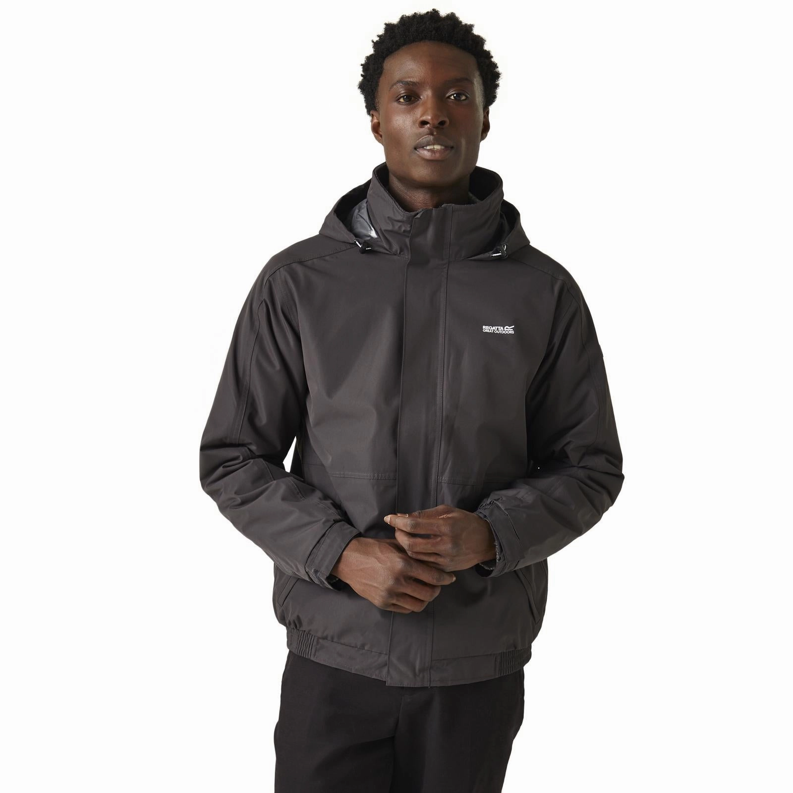 Regatta Mens Niviston Hooded Waterproof Walking Jacket - Navy Low Profile Insulation