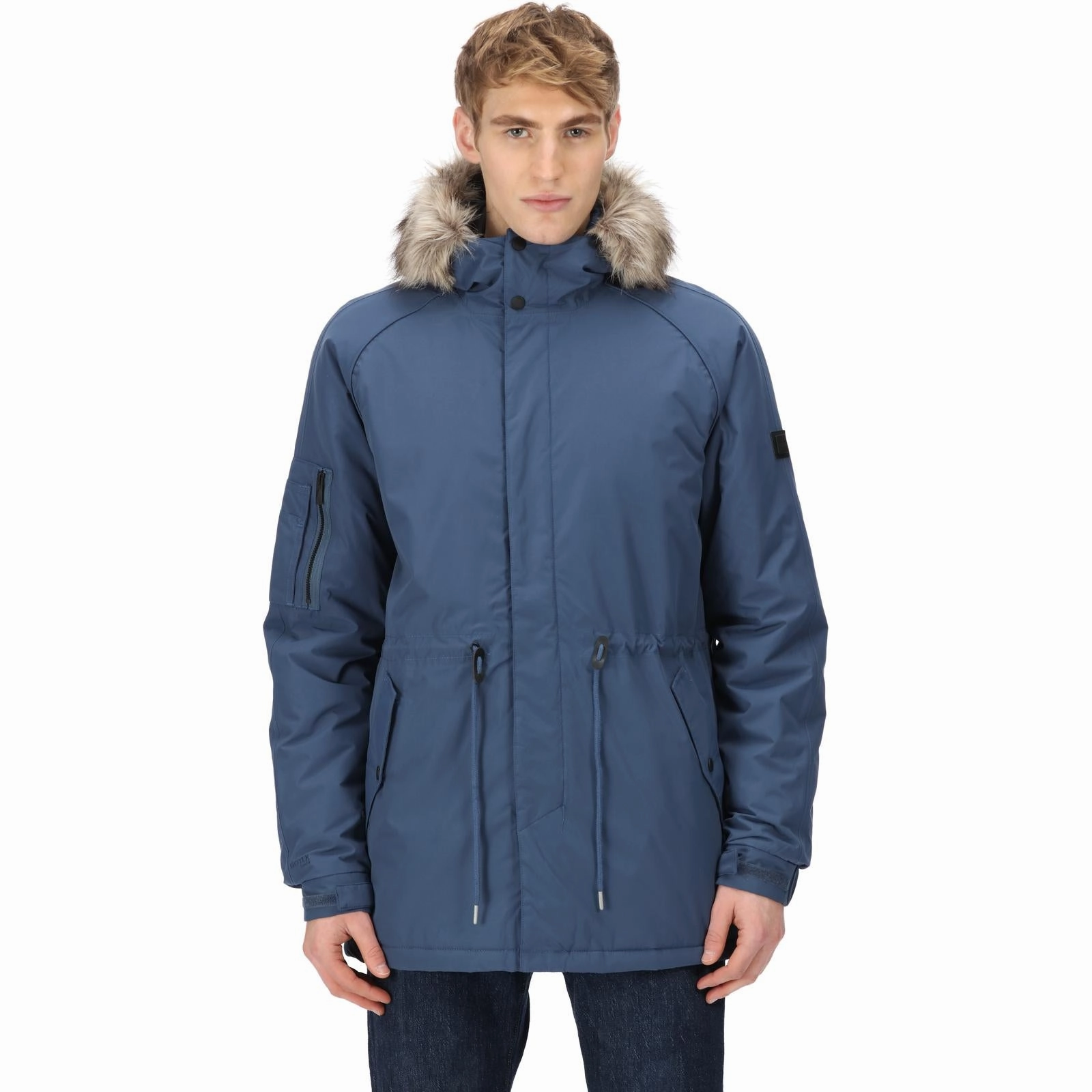 Three Layer Laminate Recycled Polyester Blend Regatta Mens Salinger III Waterproof Parka Jacket