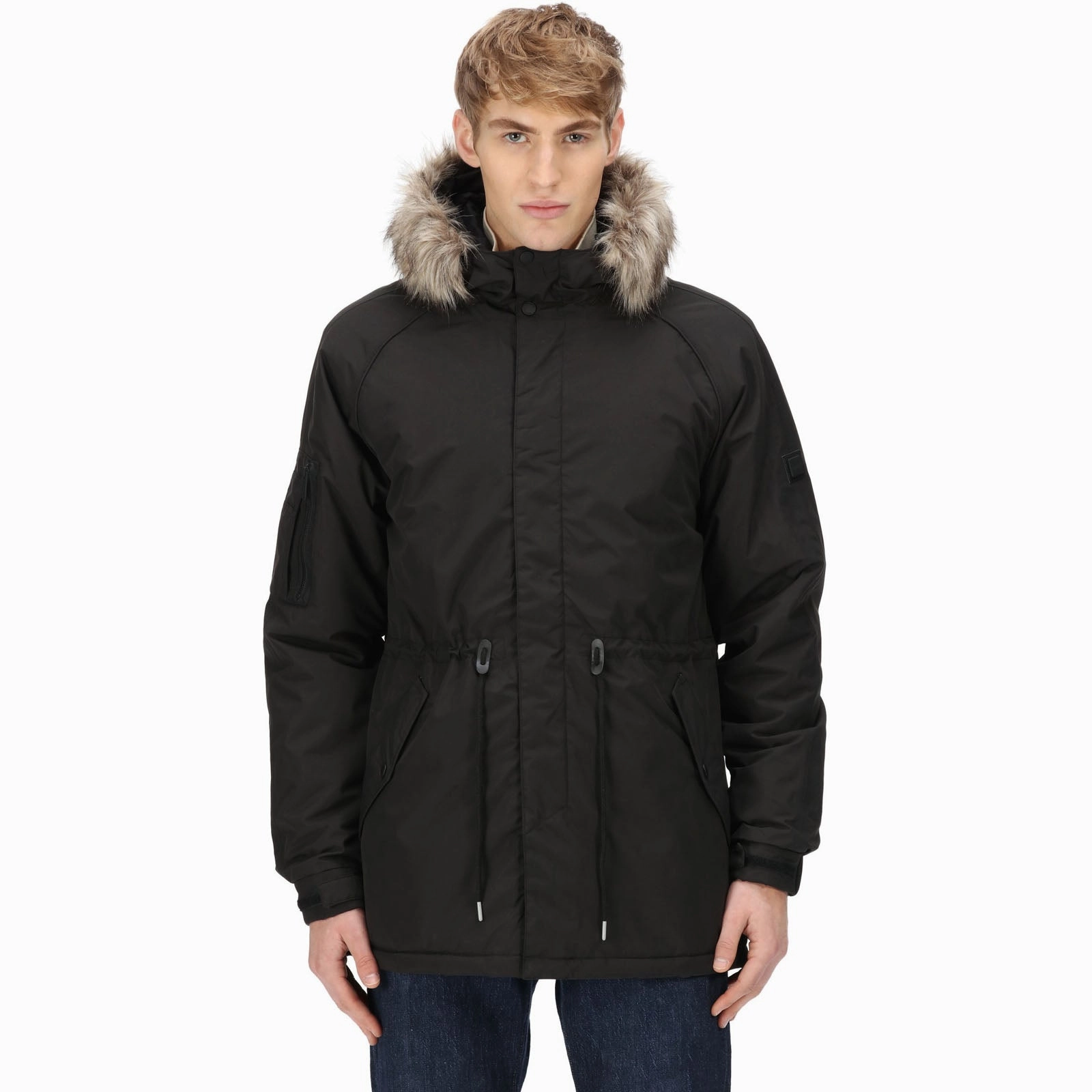 Regatta Mens Salinger III Waterproof Parka Jacket Fade Resistant Exterior