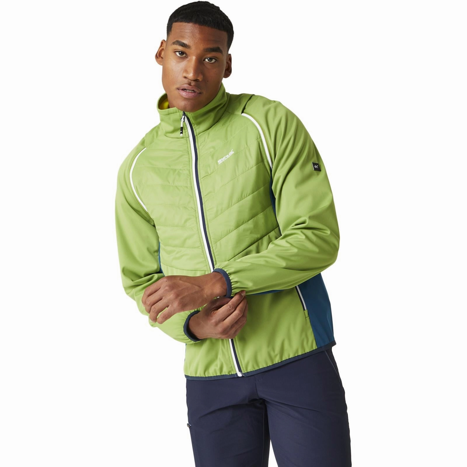 Regatta Mens Steren Hybrid II Softshell Jacket InterchangeableLining