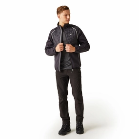 Regatta Mens Steren Hybrid II Softshell Jacket Windproof Closure