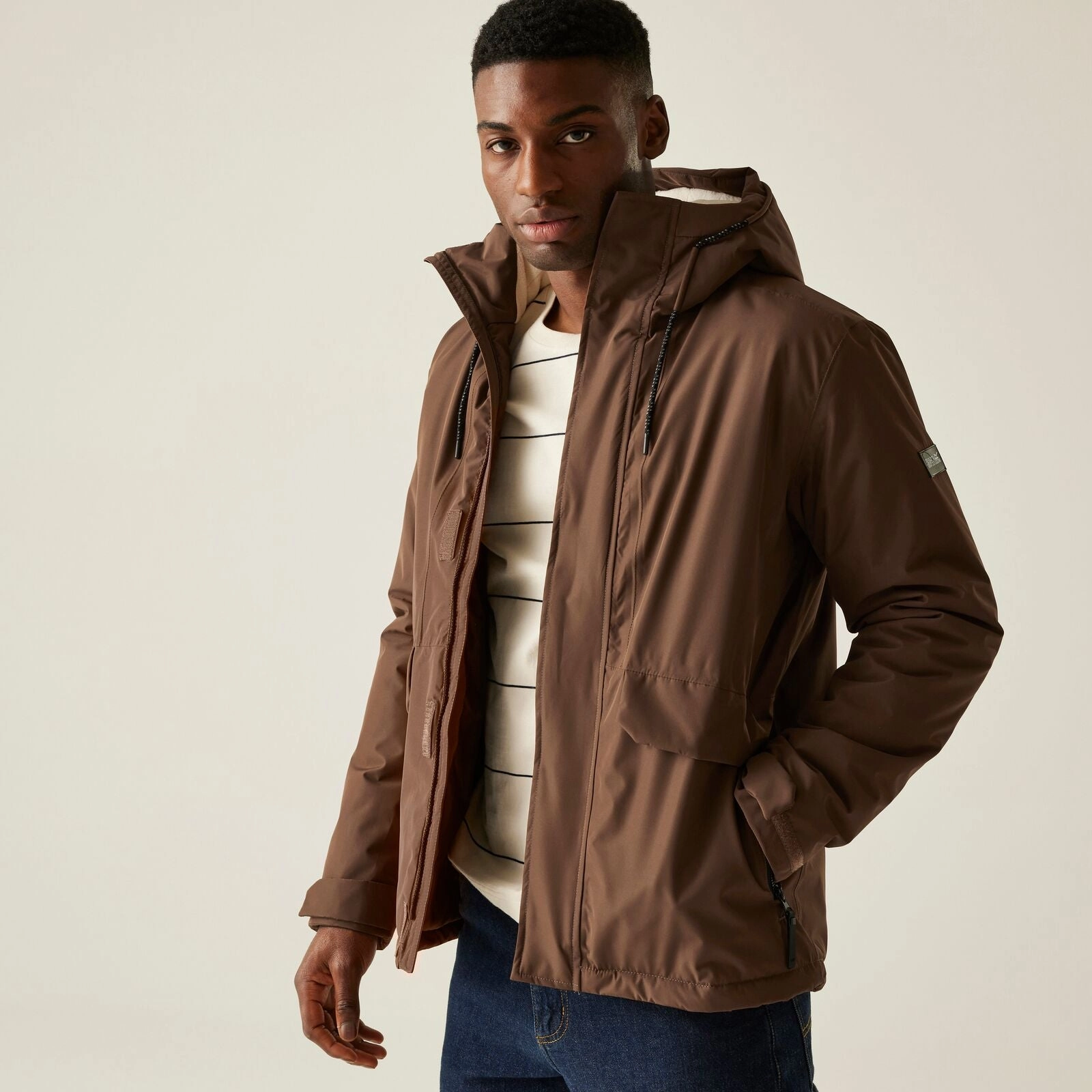 Regatta Mens Sterlings Insulated Waterproof Jacket Zip Pockets