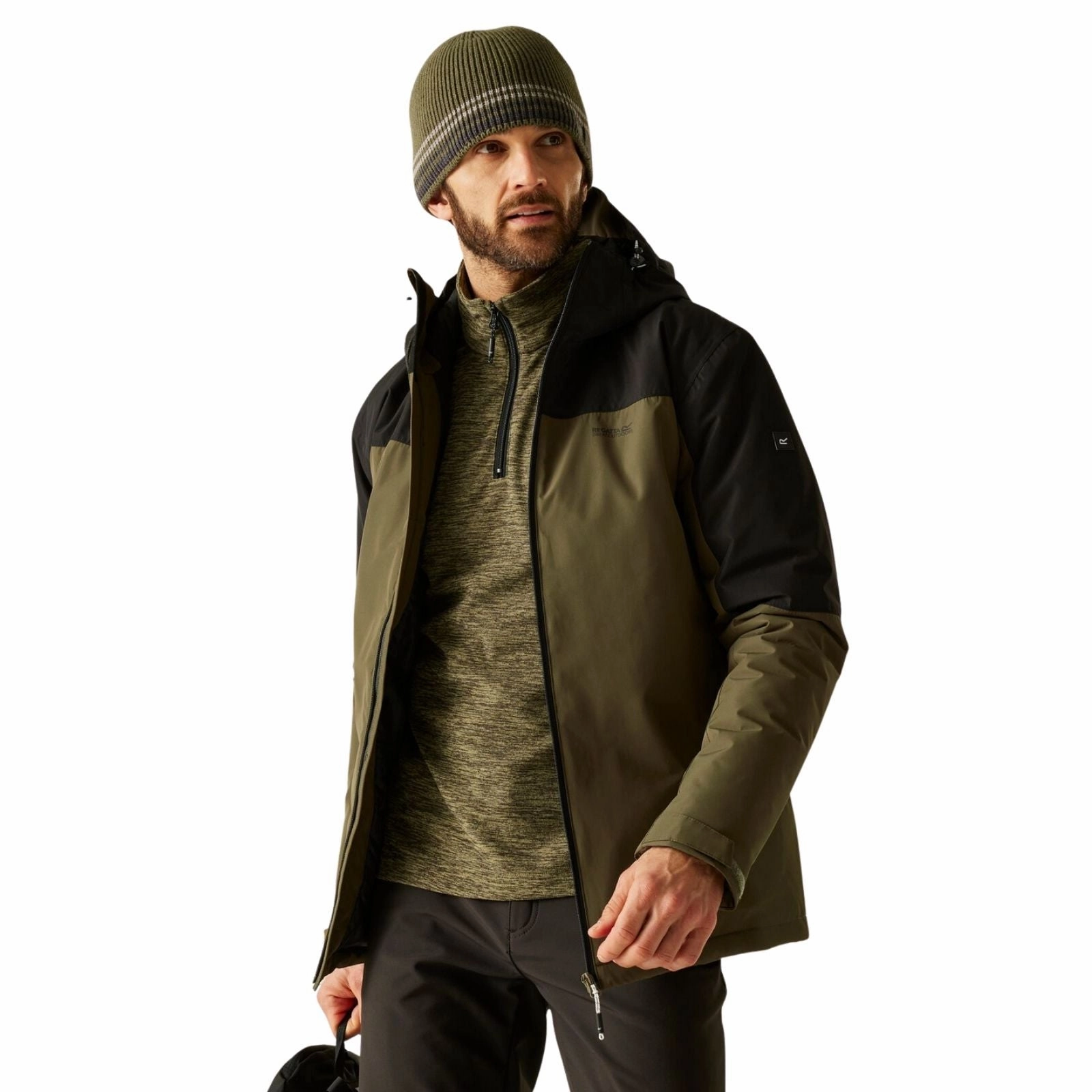 Adaptive Layering System Matte Finish Regatta Mens Thornridge Waterproof Padded Jacket