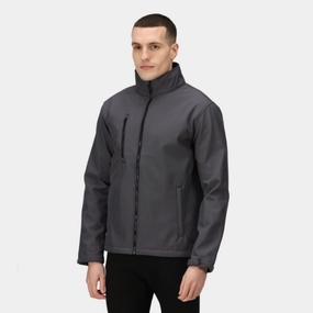 Regatta Professional Mens Ablaze 3 Layer Printable Softshell Jacket Oversized style Scratch Resistant Zippers